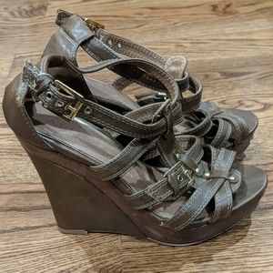 Aldo Platform Sandal Wedge Heels